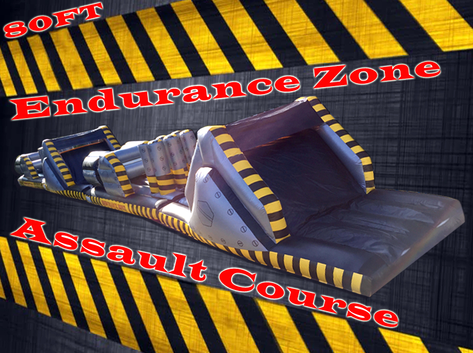 Inflatable assault course