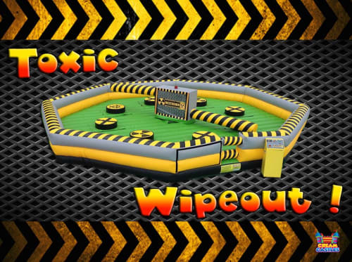 Inflatable last man standing / wipeout