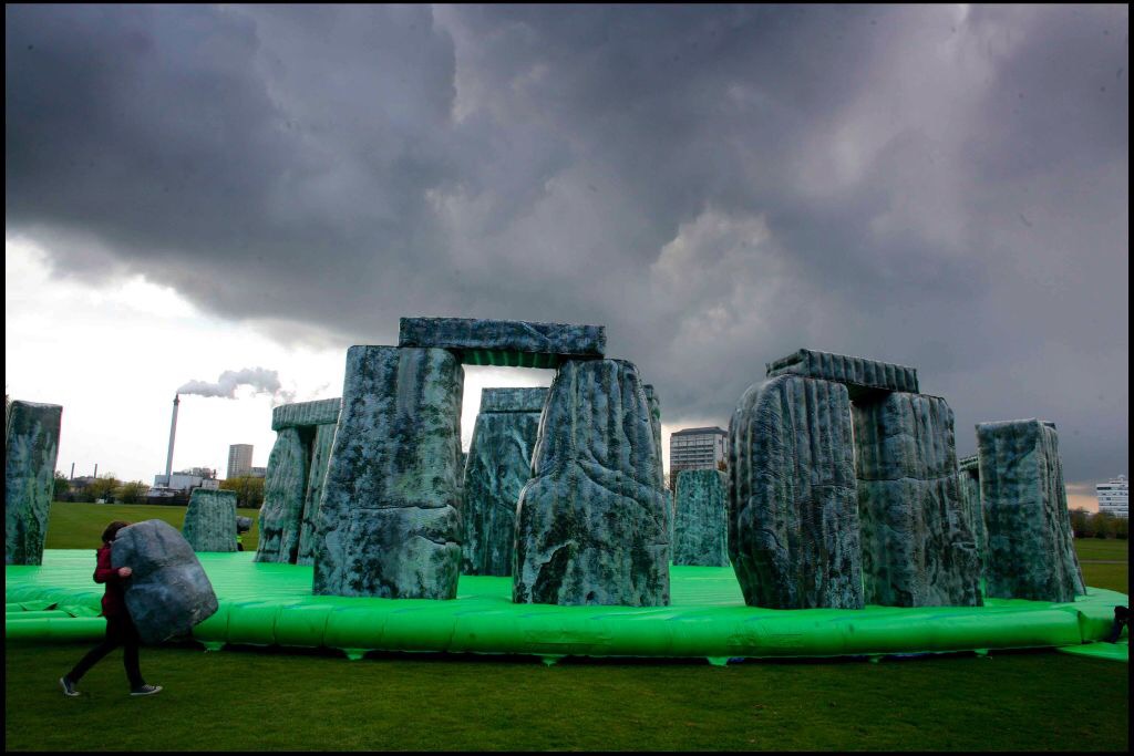 Inflatable Stonehenge