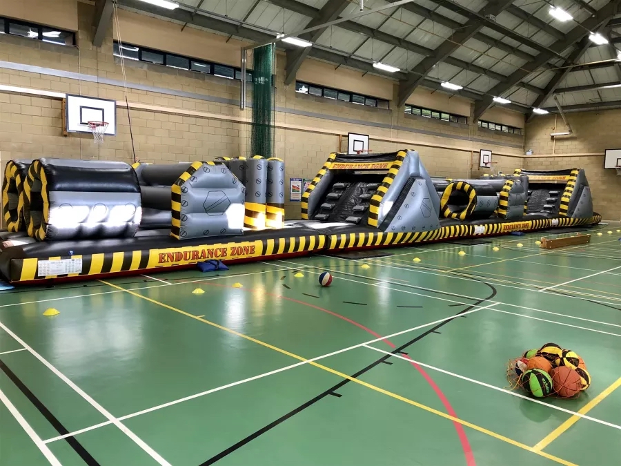 Indoor Inflatable Hire UK – Halls & Sports Venues